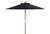 Spritely Home Cannes 11Ft Wooden Pulley Market Umbrella (No Tilt), Navy For Sale - Image 4 of 4