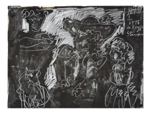 Gian Paolo Berto, Homage To Picasso, Mixed Media, 1975