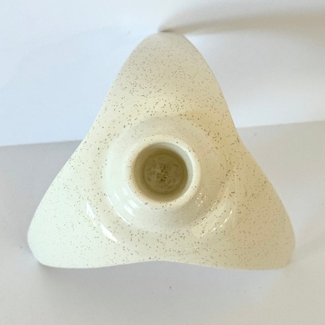 Rare — Franciscan Atomic Starburst or Oasis Atomic Candlestick Holder, Single Unit, MCM For Sale - Image 10 of 10