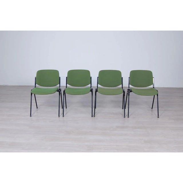 Castelli Green 106 Rainbow Desk Chairs from Castelli / Anonima Castelli, 1987, Set of 4 For Sale - Image 4 of 18