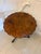 Antique Victorian Burr Walnut Scalloped Side Table, 1860 For Sale - Image 3 of 12