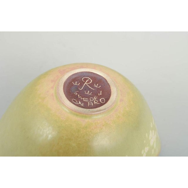 Gunnar Nylund Stoneware Bowl with Eggshell Glaze by Gunnar Nylund for Rörstrand For Sale - Image 4 of 5