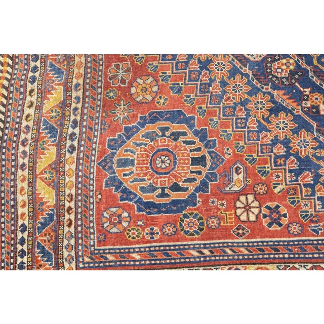 Antique Qashqai Rug 5'4'' x 7'10'' For Sale - Image 12 of 12
