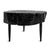 Black Burn Lacquer Stump Side Table For Sale - Image 4 of 6