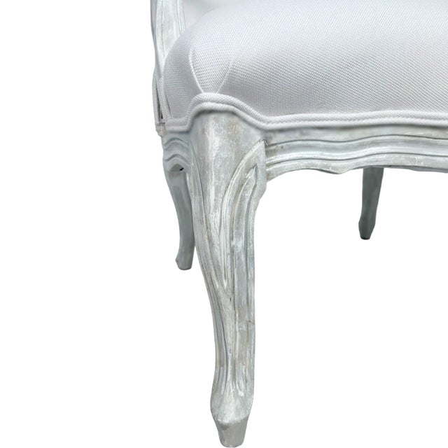 2 Beautiful Hand Painted Fauteuil Chairs For Sale - Image 10 of 11
