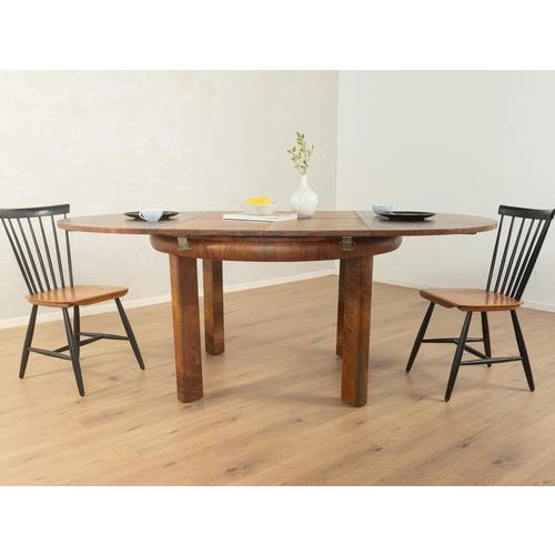 Brown Art Deco Butterfly Dining Table For Sale - Image 8 of 18