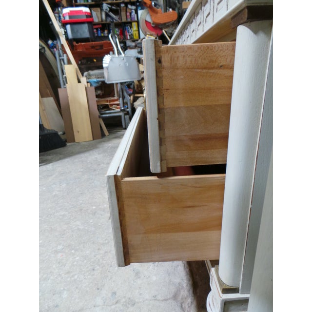 Gustavian Style Unique Greek Key 2 Drawer Chest of Drawers For Sale - Image 12 of 14