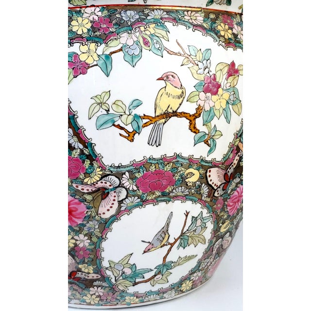 Rose Planter Fishbowl Goldfish Gold Fish Bowl & Stand For Sale - Image 8 of 14