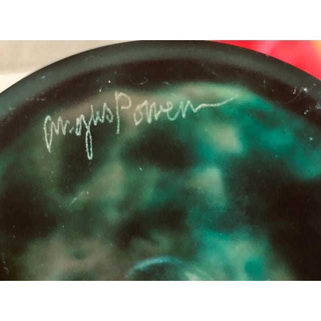 2010s Shane Faro Studio Hand Blown Vase Collaboration With Angus Powers, Signed and Dated, Very Ethereal For Sale - Image 5 of 7