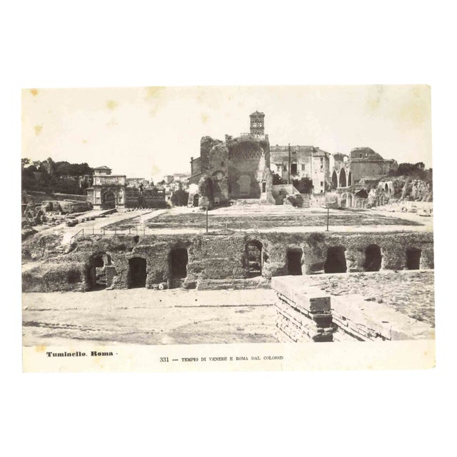 Ludovico Tuminello, Colosseum View, Vintage Photograph, Early 20th Century For Sale