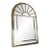 Motivated Seller: 1970s Hollywood Regency Brass Arc Mirror With Beveled Panels For Sale