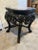 Early 20th Century Early 20th Century Antique Carved Chinese Rounded Low Table For Sale - Image 5 of 12