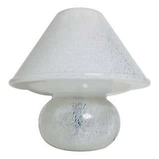 Large Glass Mushroom Table Lamp from Limburg, 1970s For Sale