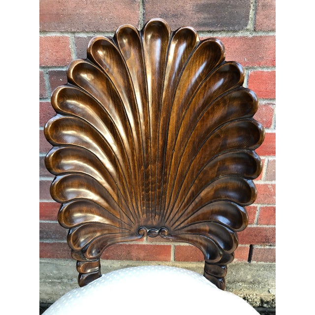 Vintage Grotto Style Clam Shell Chair Chairish