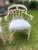 Pair of Vintage Veneman-Style Italian Regency Cast Aluminum Scroll Armchairs For Sale - Image 4 of 7