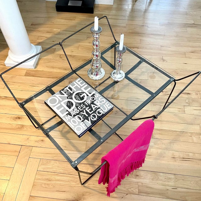 1970s Modern Industrial Coffee Table For Sale - Image 4 of 13