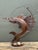 Late 20th Century Vintage Distressed Punch Cut Sailfish Statue For Sale - Image 5 of 12