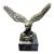 Vintage a Lucchesi Signed Italian Eagle Sculpture Marble Base 6.75" For Sale