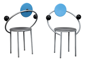 First Chairs by Michele De Lucchi, Italy, 1980s, Set of 2