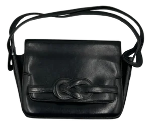 Hermès Black Leather Diane Bag 1989