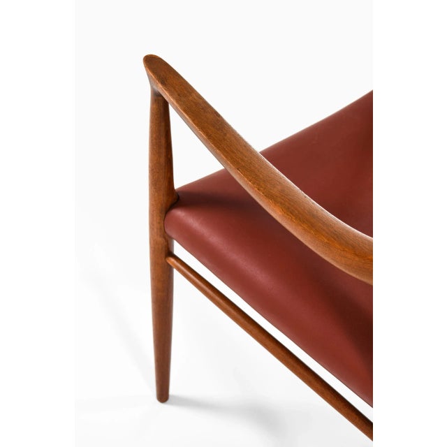 Wood Model 57 Armchair by Niels Otto Møller for by J.L Møllers Møbelfabrik For Sale - Image 7 of 10