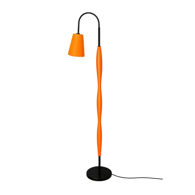Postmodern Orange Floor Lamp, 1990s For Sale - Image 12 of 12