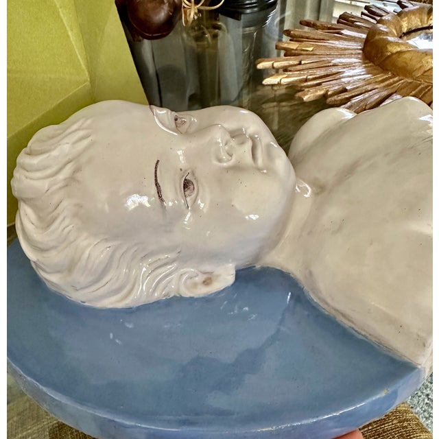 Italian Terracotta Bust Young Boy, Cantagalli Workshop For Sale - Image 15 of 16