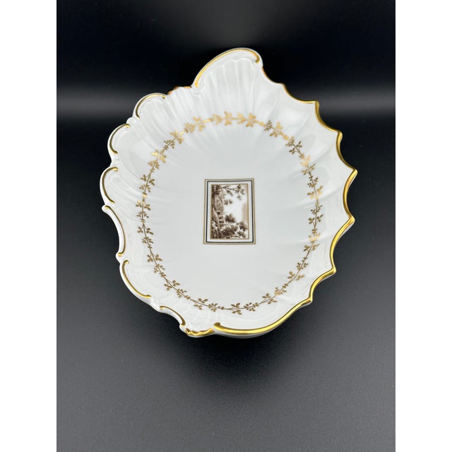 1970s Richard Ginori Fiesole Serving Dish – Italian Porcelain Landscape Scene For Sale In Boston - Image 6 of 9