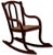 Unusual Antique Very Small Doll Size Bentwood Rocking Chair Possibly a Salesman Sample - Measures 15 Inches Tall For Sale - Image 10 of 18