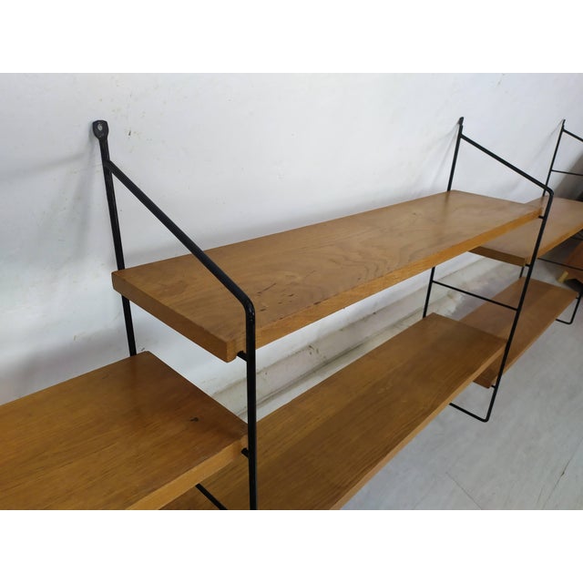 Vintage String Wall Shelf, 1950s For Sale - Image 10 of 17