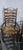 Vintage Lancashire Oak Dining Chairs with Ladder Back, 1920, Set of 12 For Sale - Image 12 of 16