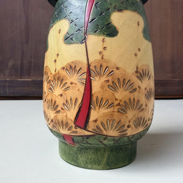 1990s Vintage Sōsaku Kokeshi Seiya by Kazuo Takamizawa, 1990s For Sale - Image 5 of 8