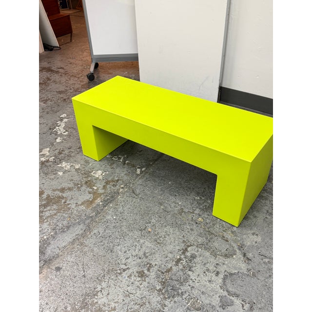 Plastic Lella & Massimo Vignelli for Heller Vignelli Bench, Outdoor For Sale - Image 7 of 12