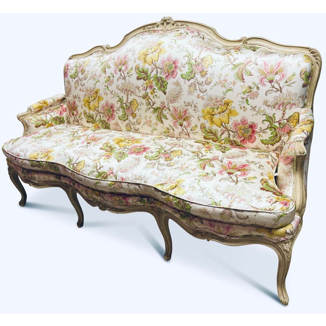 Vintage Louis XV Canapé Sofa by Yale R. Burge For Sale In Chicago - Image 6 of 12