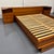 90's Teak King Size Platform Bed With Nightstands by Sun Cabinet Company For Sale - Image 11 of 14