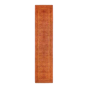 Mogul, One-of-a-Kind Hand-Knotted Runner Rug - Orange, 2' 8" x 11' 9"
