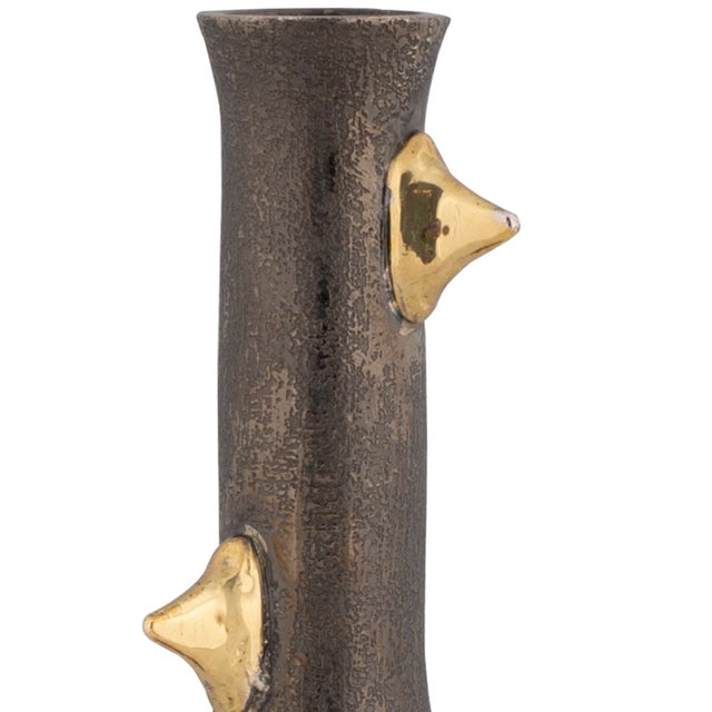 Black Michael Aram Thorn Luxe Special Edition Bud Vase For Sale - Image 8 of 9