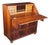 Antique Georgian Flame Mahogany Slant Front Secretary Writing Desk Bureau For Sale