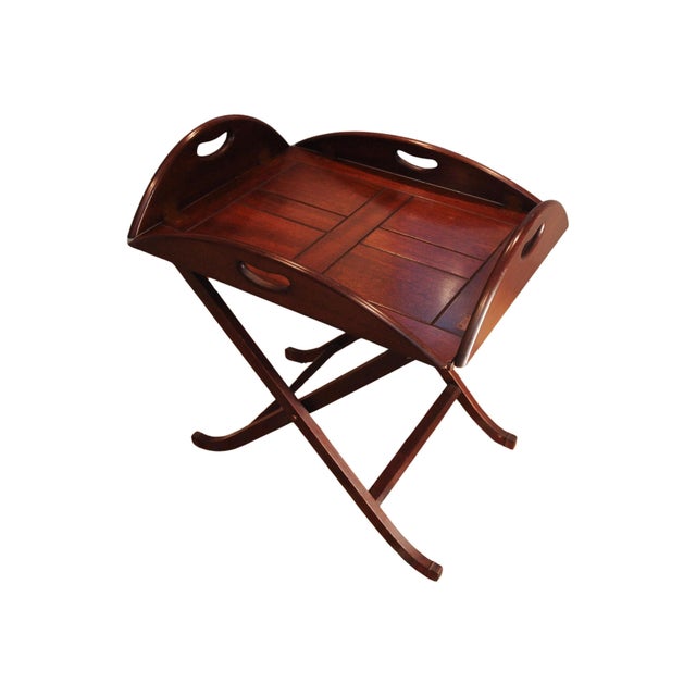 Bevan funnell military campaign george iii removeable butlers tray. with folding stand having foldable galleried handles &...