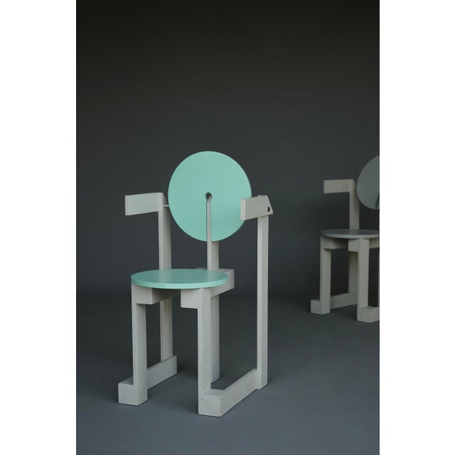 Vintage Dining Chairs by Henk Lampe, 1979, Set of 2 For Sale - Image 18 of 18