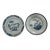 18th-Century Chinese Export Blue and White Plates, Set of 2 For Sale