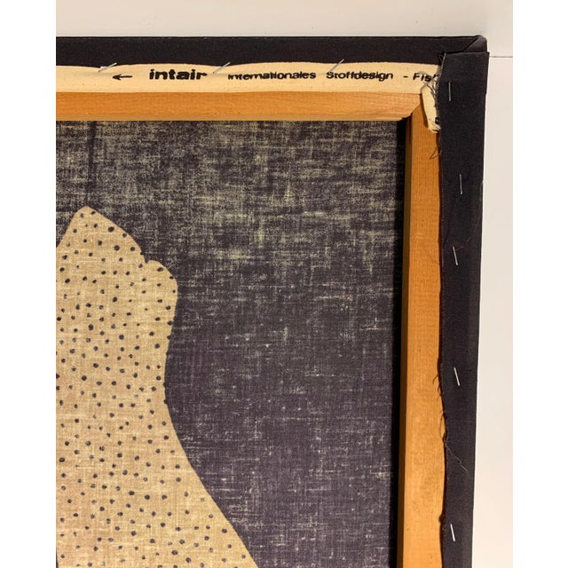 Mid 20th Century Scandinavian Fabric Screen Print by Barbara Brenner for Intair Finland For Sale - Image 5 of 5