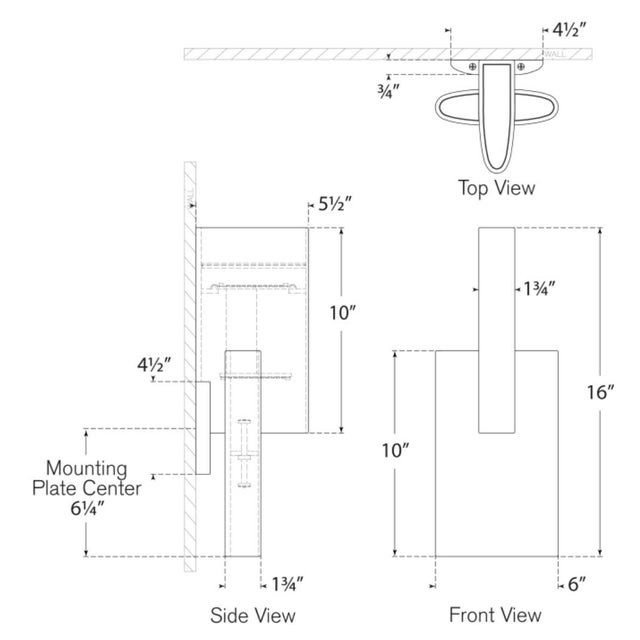 Metal Kelly Wearstler for Visual Comfort Signature Lotura 16" Intersecting Sconce in Museum Gild For Sale - Image 7 of 8