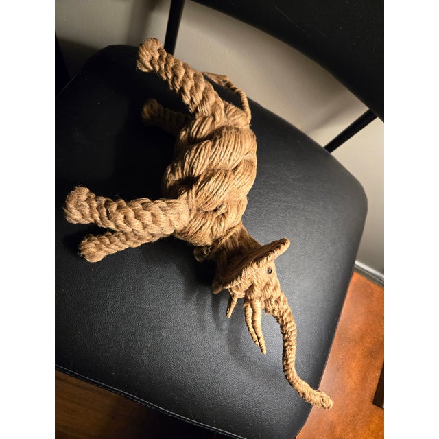Mid-Century Jute Rope Art For Sale - Image 9 of 12