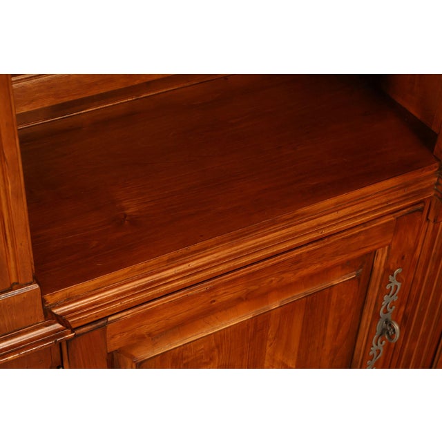Ethan Allen 'Legacy' Maple Open Carved Library Bookcase For Sale - Image 16 of 18