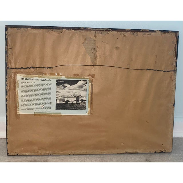 Hutton Webster Jr. Pencil Signed Etching “Mission San Xavier Del Bac Tucson” For Sale - Image 9 of 11