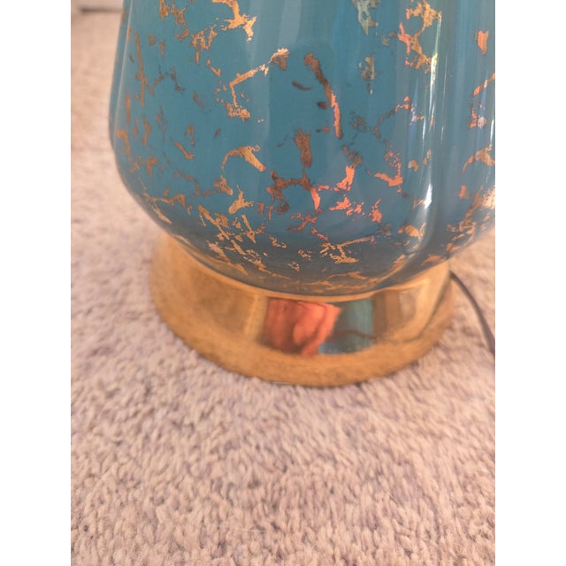 Ceramic Classic Mid Century Modern Porcelain Lamp For Sale - Image 7 of 12