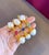 Bochic “Capri” Vintage Ruby & South Sea Pearl Bangle in 18K Gold & Silver For Sale - Image 13 of 18