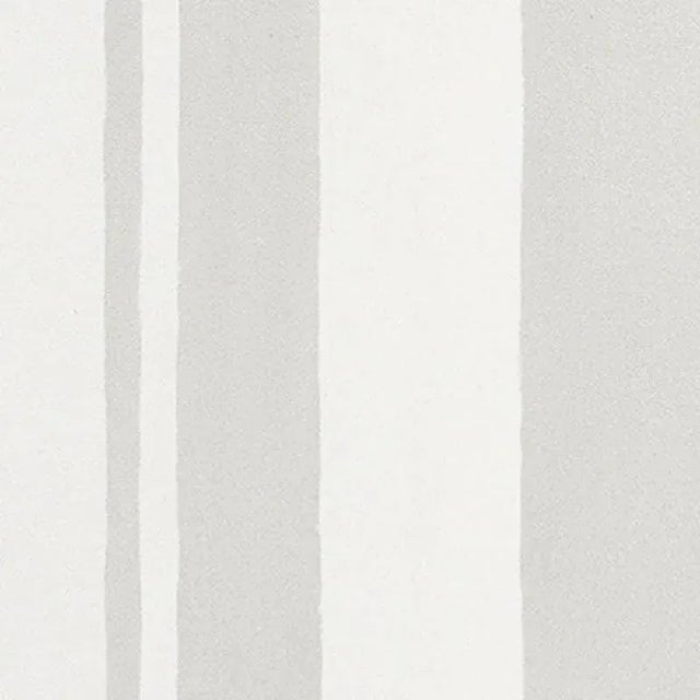 Contemporary Schumacher x Miles Redd Villa Stripe Wallpaper in Dove For Sale - Image 3 of 3