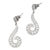 2.04 Ct Diamond Dangle Earrings - 2 Pieces For Sale